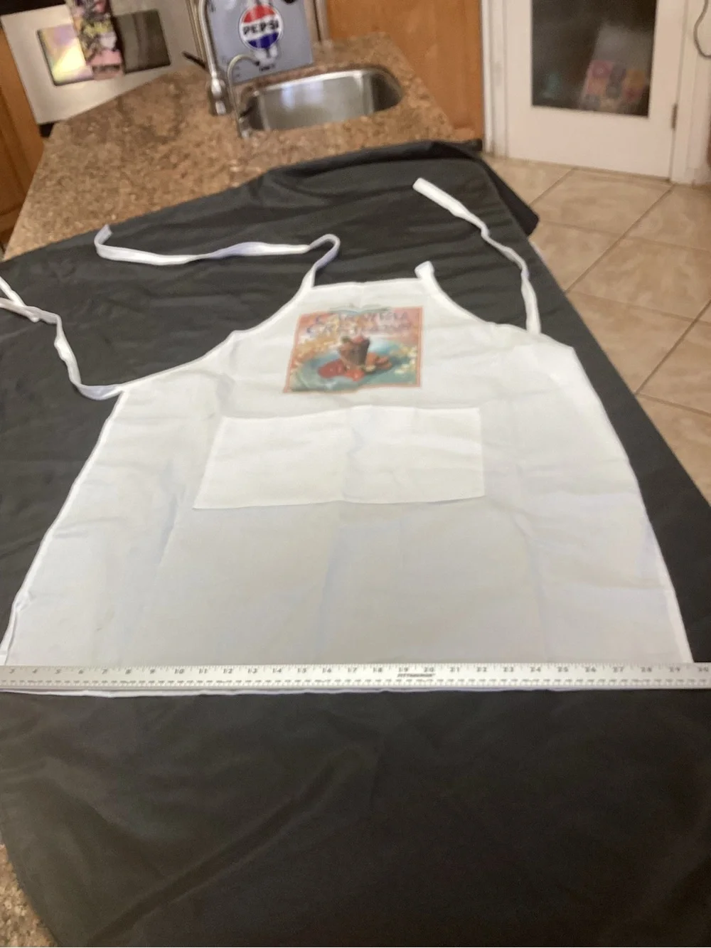 Carnival Cruise Line,Carnival Creation,White Kitchen Apron Size Adult Pocket
